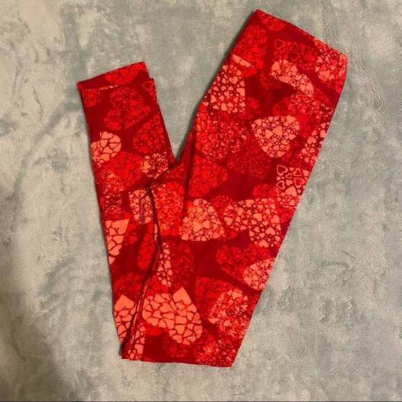 Lularoe valentines leggings - Picture 1 of 6